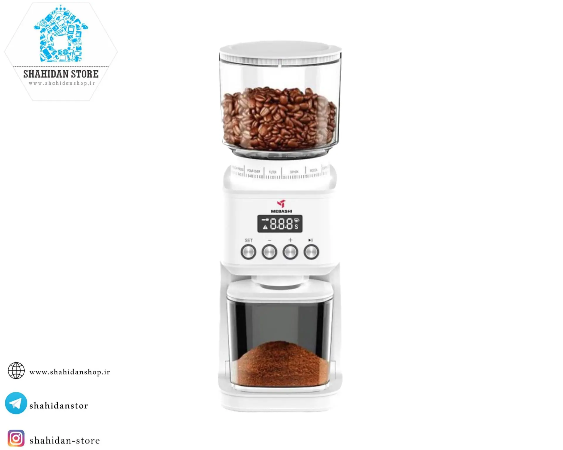 آسیاب قهوه مباشی ME-CG 2291