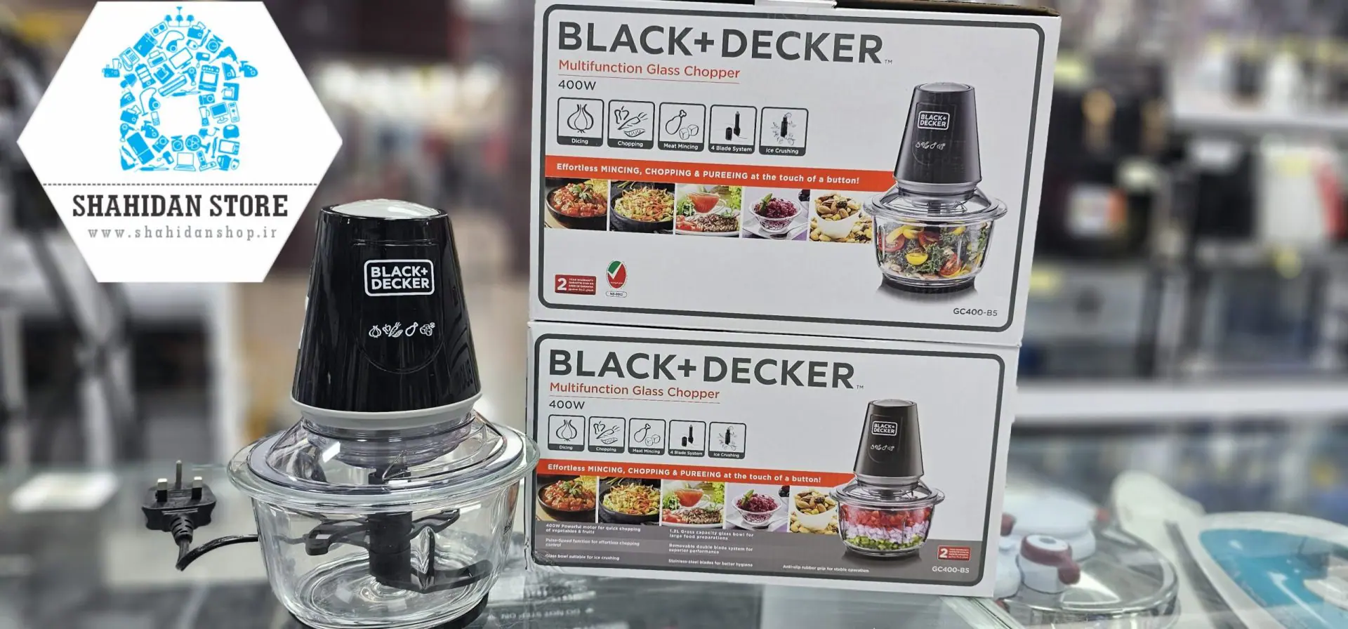 خردکن برقی بلک اند دکر مدل GC400-B5 - Image 3