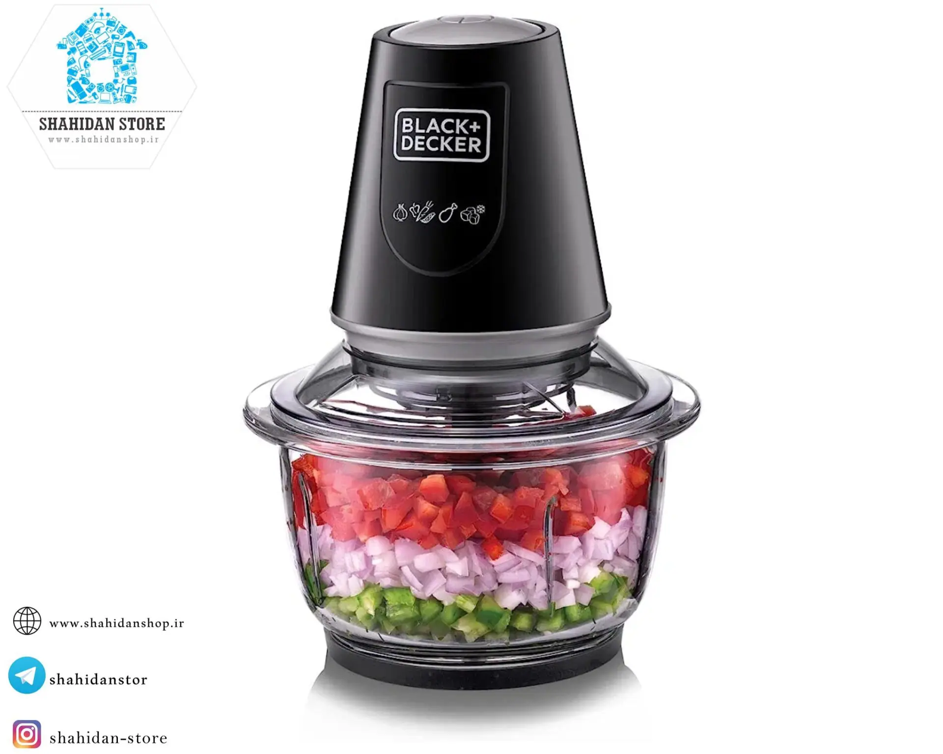 خردکن برقی بلک اند دکر مدل GC400-B5 - Image 2