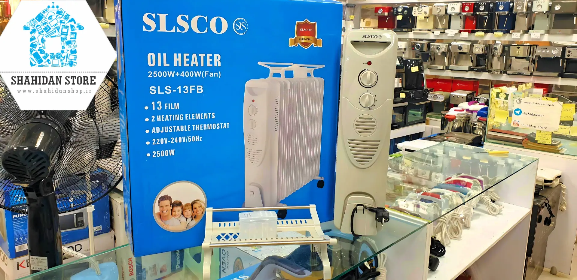 شوفاژ برقی سلسکو SLS-13FB - Image 2